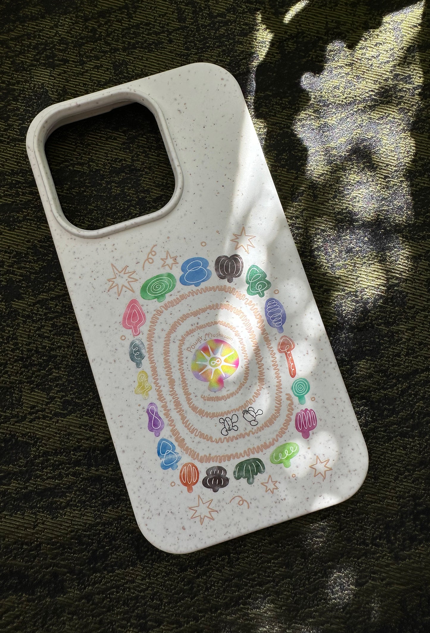 Spiral Mushroom Biodegradable Eco-Friendly Phone Case
