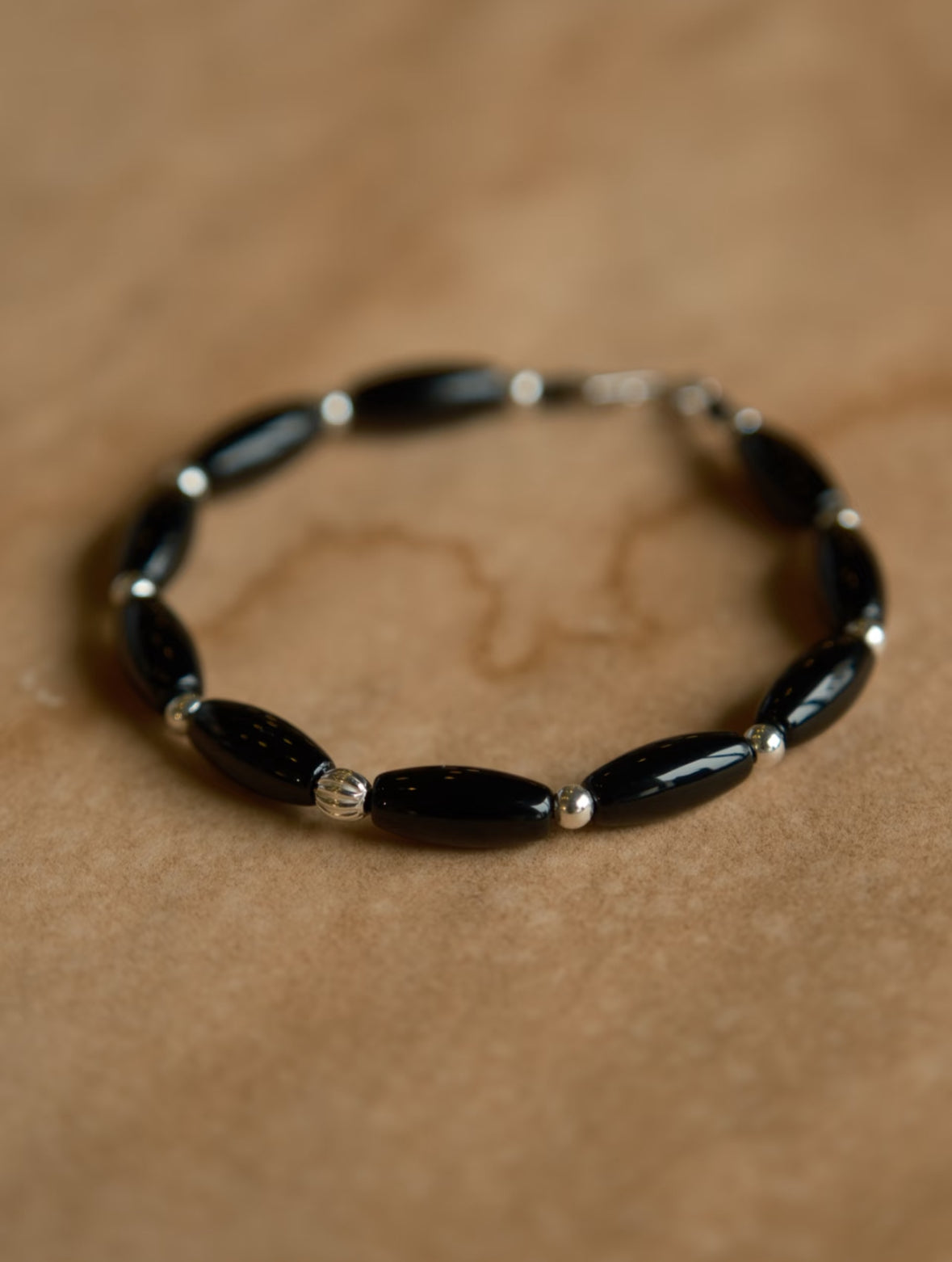 Nessia Obsidian Bracelet